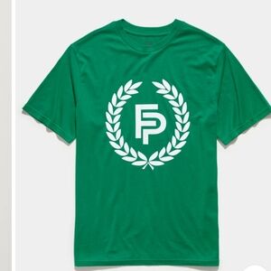 Flint Park,Original Logo T,Short Sleeve,Green/White,NWT